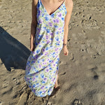 Afbeelding in Gallery-weergave laden, Senna maxi dress pastel lilac and blue
