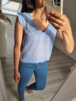 Afbeelding in Gallery-weergave laden, Lou blue blouse
